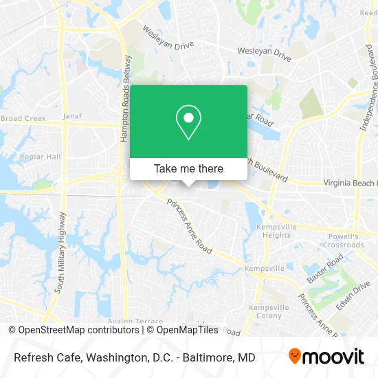 Refresh Cafe map