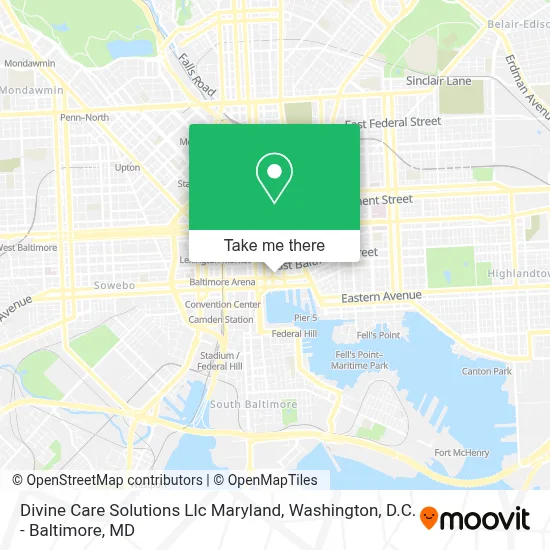 Divine Care Solutions Llc Maryland map
