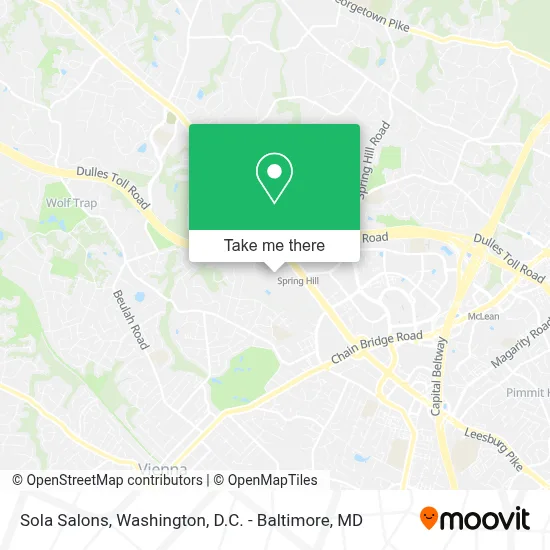 Sola Salons map