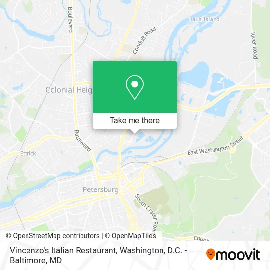 Vincenzo's Italian Restaurant map