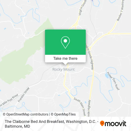 The Claiborne Bed And Breakfast map