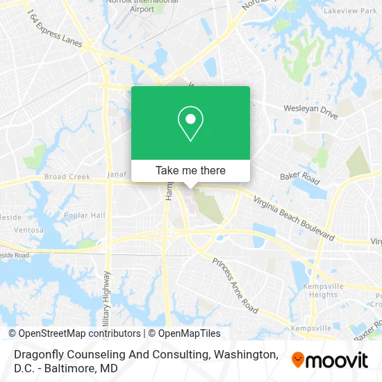 Dragonfly Counseling And Consulting map