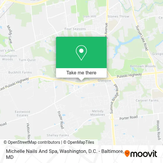 Michelle Nails And Spa map