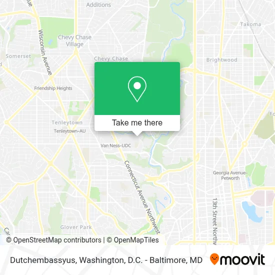 Dutchembassyus map