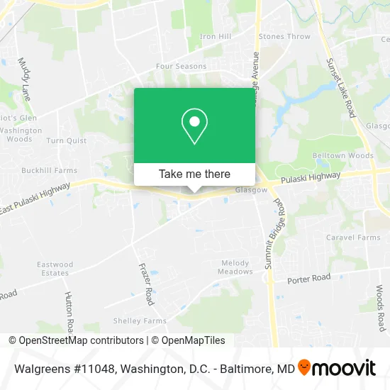 Walgreens #11048 map