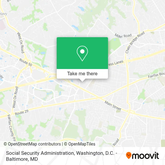 Social Security Administration map