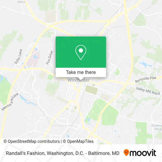 Randall's Fashion map