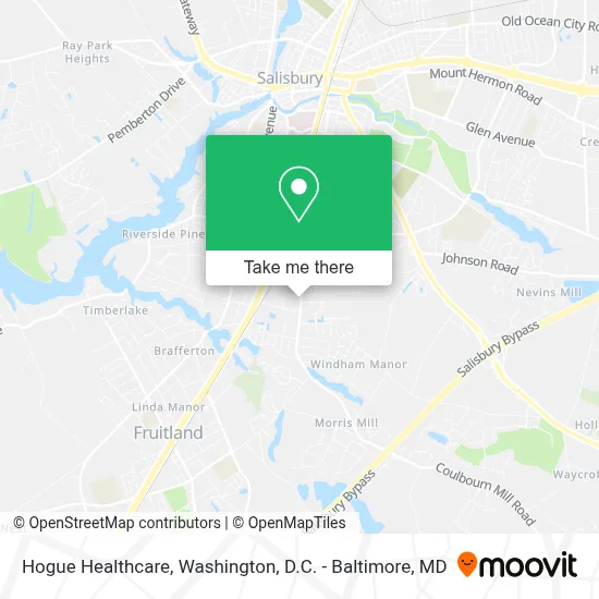 Hogue Healthcare map