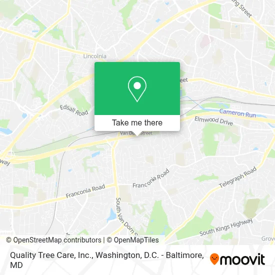 Quality Tree Care, Inc. map