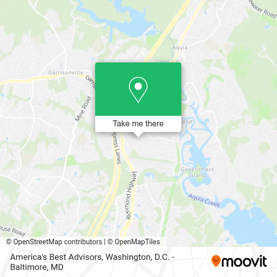 America's Best Advisors map