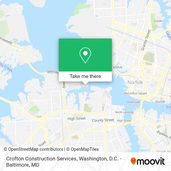 Crofton Construction Services map