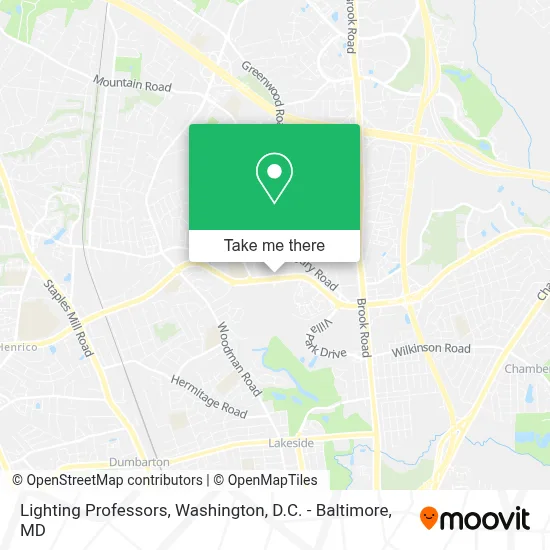 Lighting Professors map