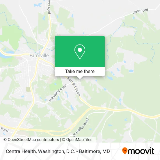 Centra Health map