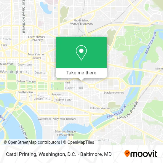 Catdi Printing map