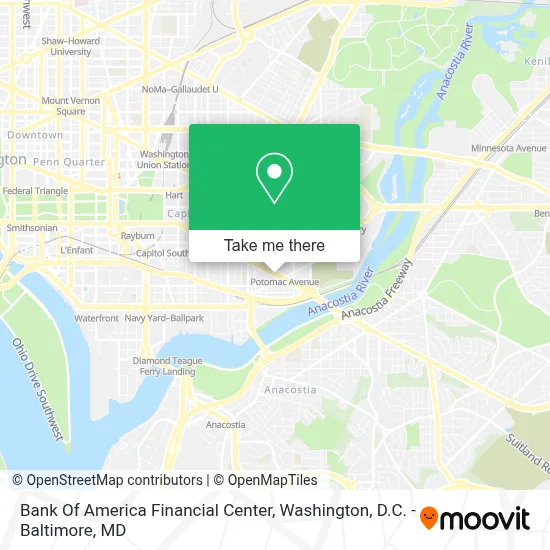 Bank Of America Financial Center map