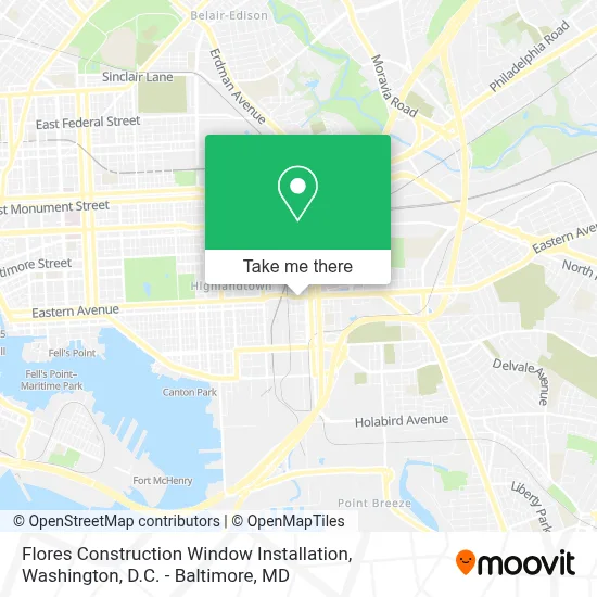 Flores Construction Window Installation map