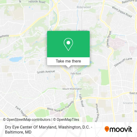 Dry Eye Center Of Maryland map
