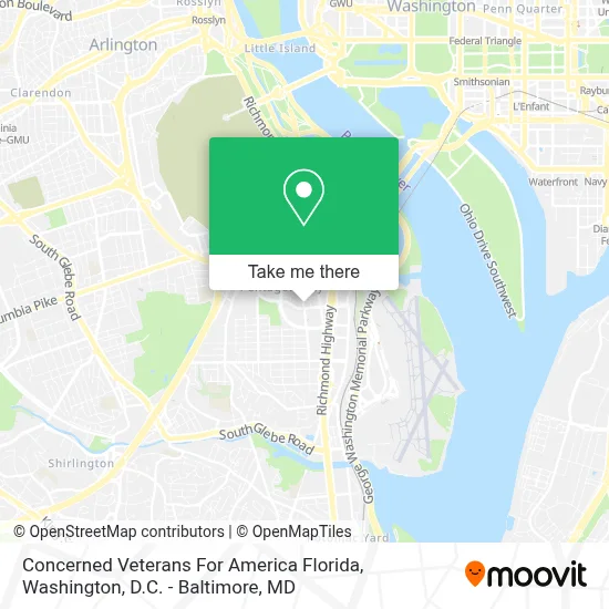 Concerned Veterans For America Florida map
