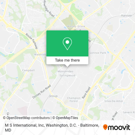 M S International, Inc map