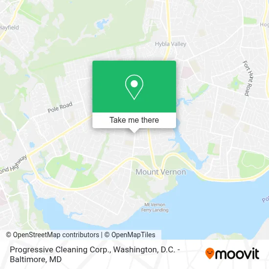 Progressive Cleaning Corp. map