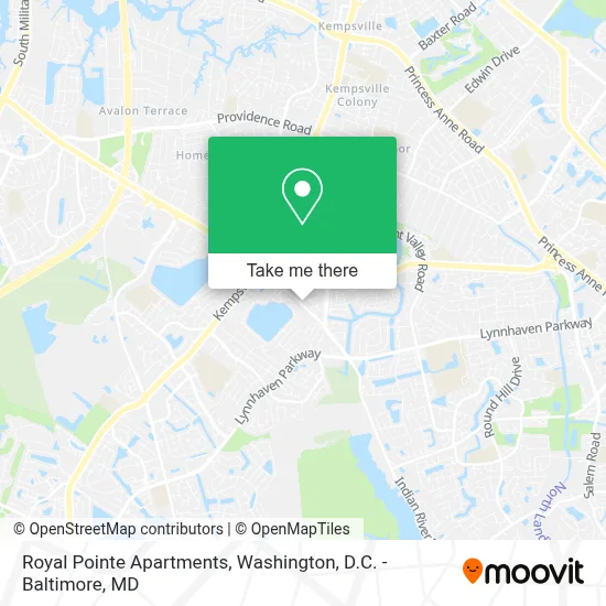 Royal Pointe Apartments map