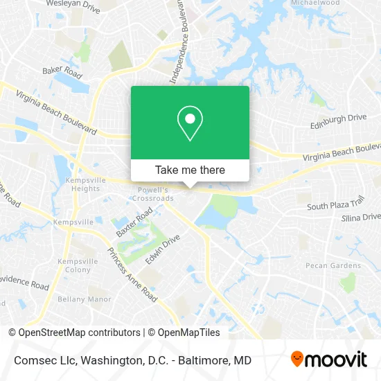 Comsec Llc map