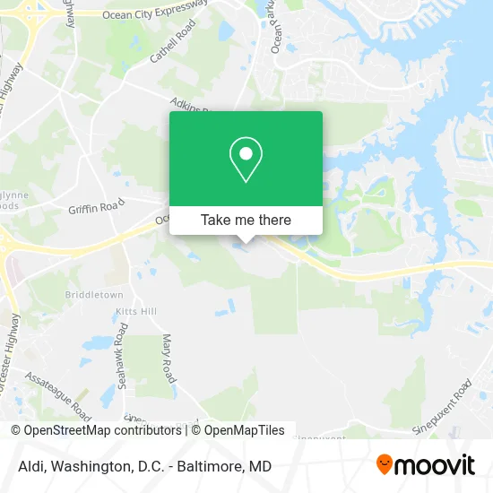 Aldi map