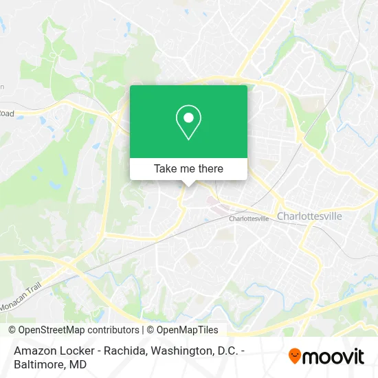 Amazon Locker - Rachida map