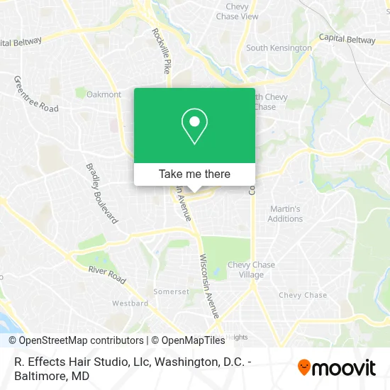 R. Effects Hair Studio, Llc map
