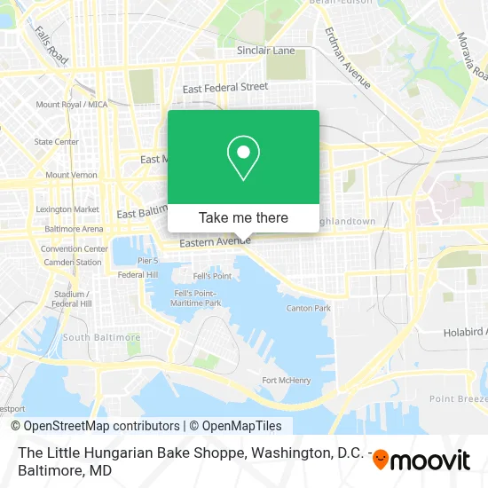 The Little Hungarian Bake Shoppe map