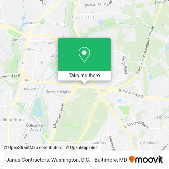 Janus Contractors map
