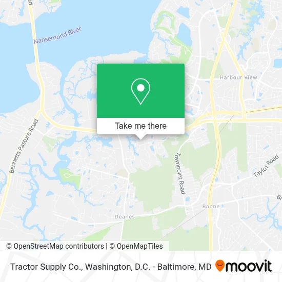 Tractor Supply Co. map