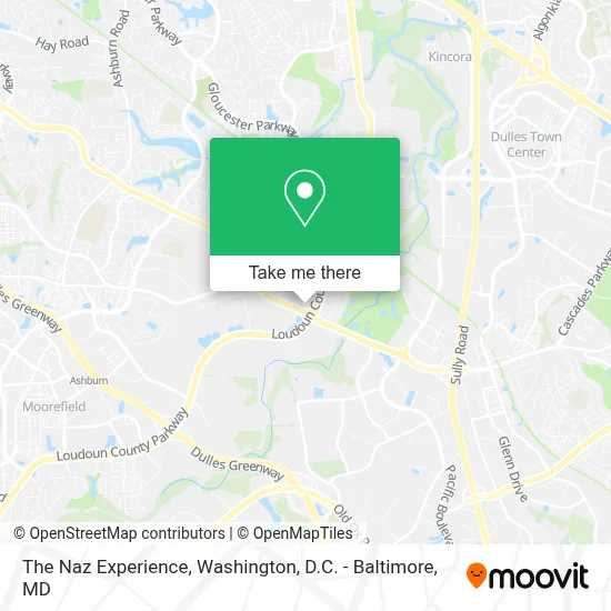 The Naz Experience map