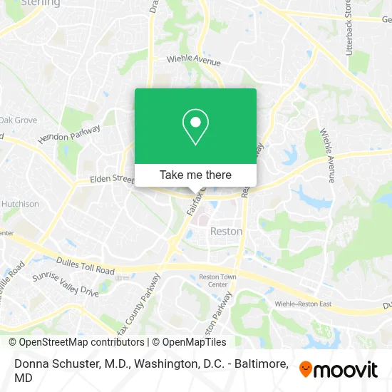 Donna Schuster, M.D. map