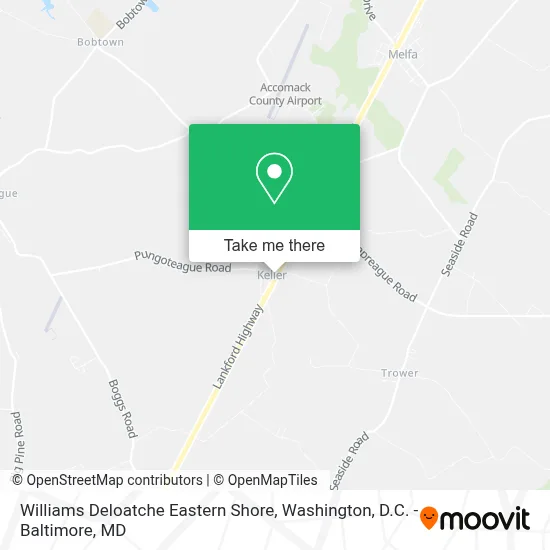 Williams Deloatche Eastern Shore map