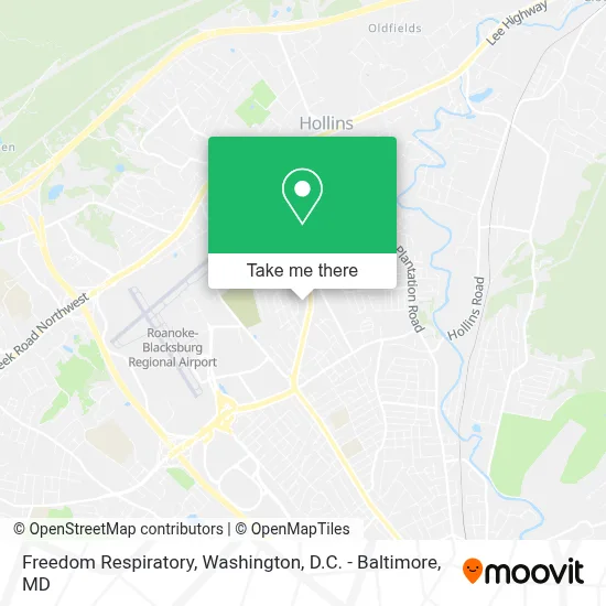Freedom Respiratory map