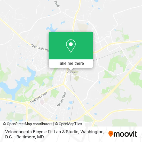 Veloconcepts Bicycle Fit Lab & Studio map