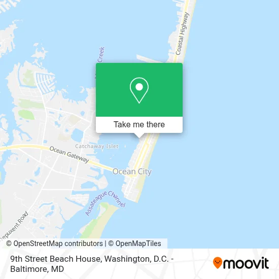 9th Street Beach House map