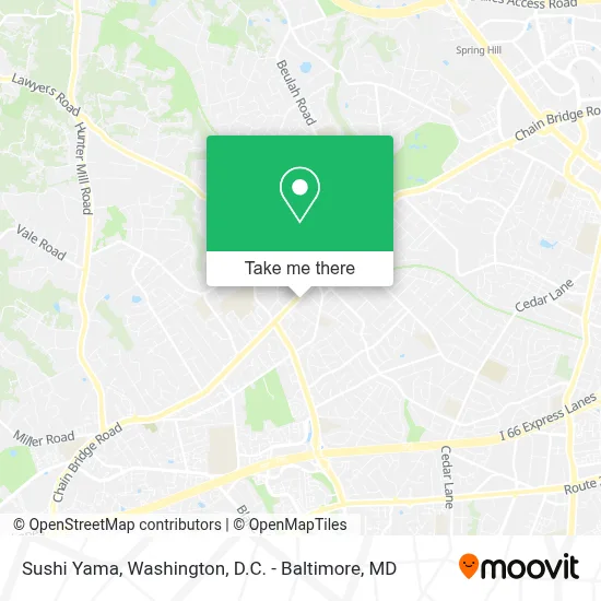 Sushi Yama map
