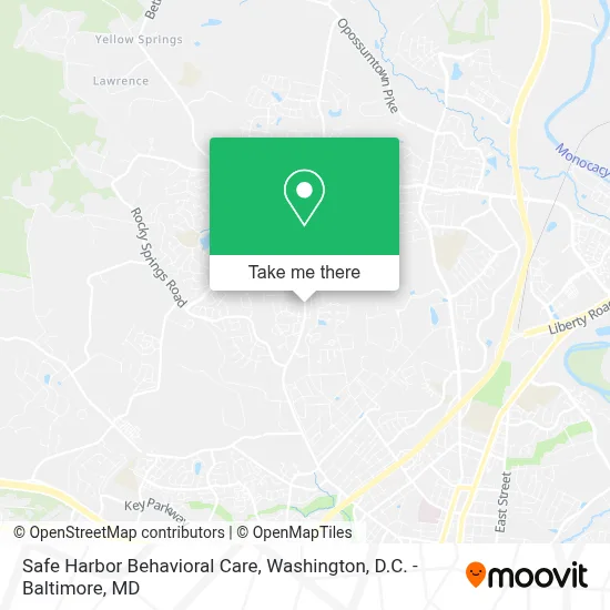 Safe Harbor Behavioral Care map