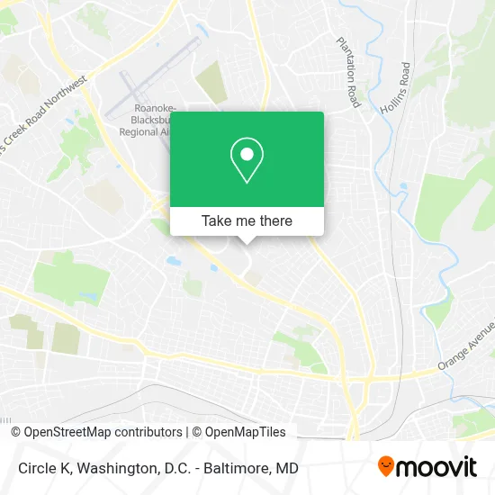 Circle K map