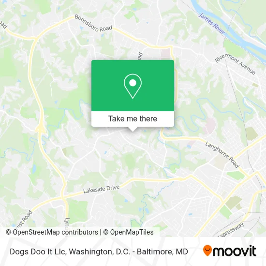 Dogs Doo It Llc map