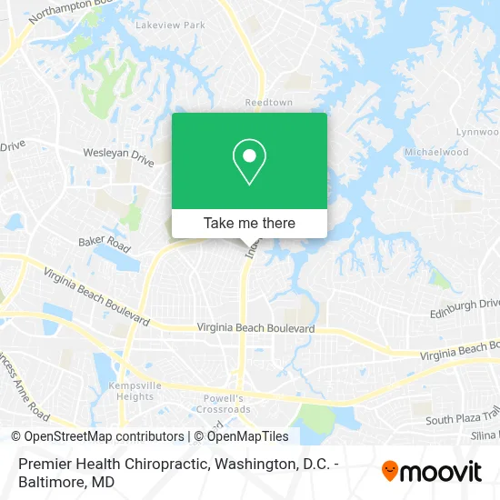Premier Health Chiropractic map