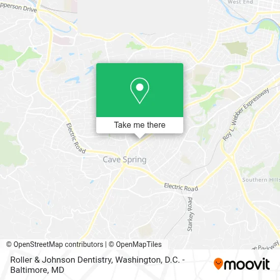 Roller & Johnson Dentistry map