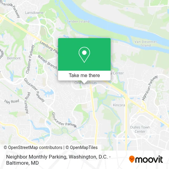 Neighbor Monthly Parking map