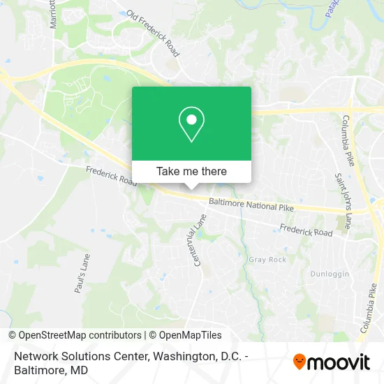 Network Solutions Center map