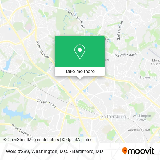 Weis #289 map