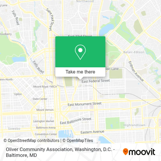 Oliver Community Association map