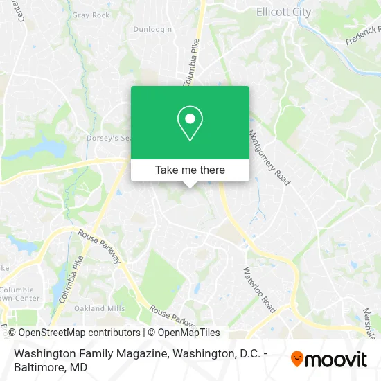Washington Family Magazine map