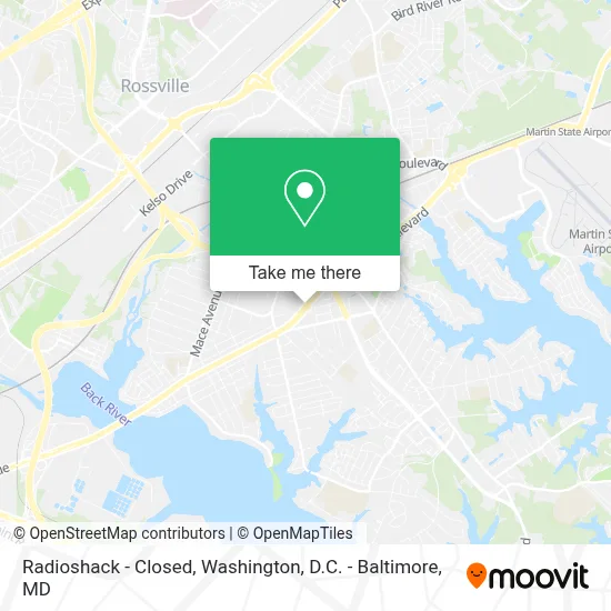 Radioshack - Closed map